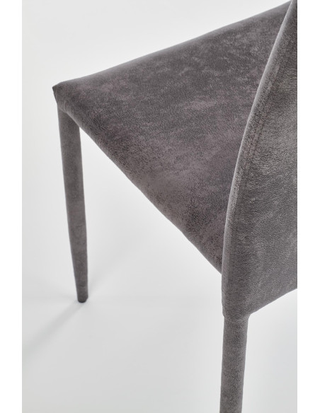 Krzesło K/375 Eco skóra / ciemny popielaty