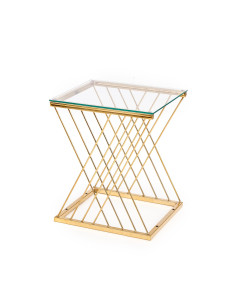 NANCY ława złoty / transparentny  2