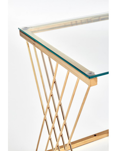 NANCY ława złoty / transparentny 