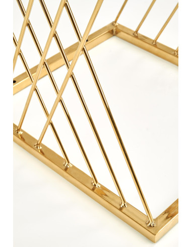 NANCY ława złoty / transparentny 