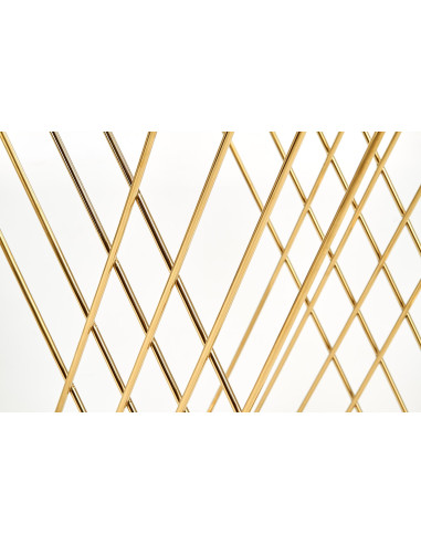 NANCY ława złoty / transparentny 