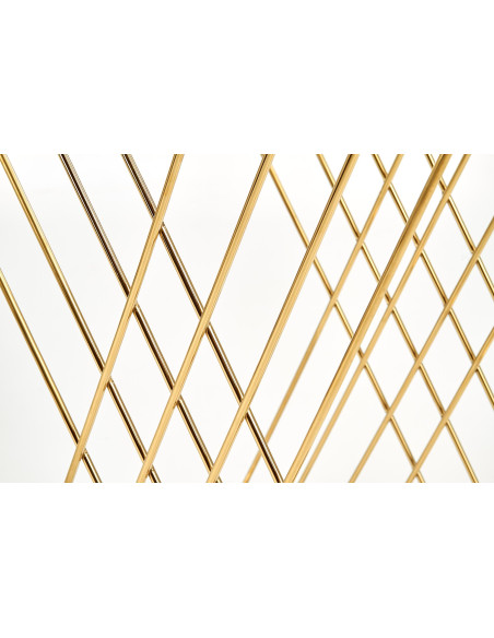 NANCY ława złoty / transparentny 