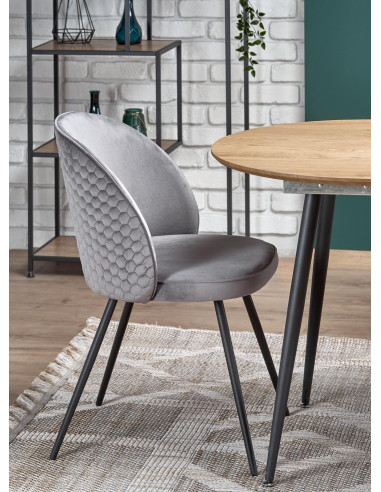 COLORADO Stół Rozkładany 120-160cm Dąb Złoty/Czarny - Czar Rodzinnych Spotkań