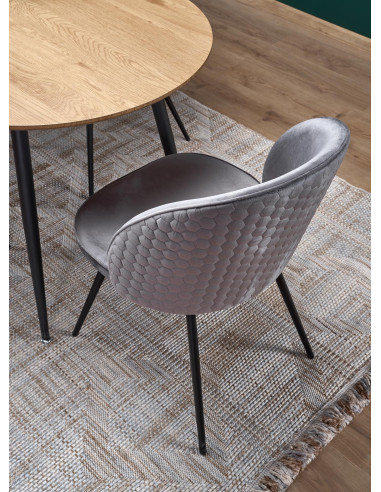 COLORADO Stół Rozkładany 120-160cm Dąb Złoty/Czarny - Czar Rodzinnych Spotkań