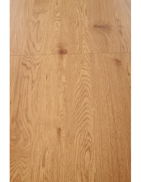 COLORADO Stół Rozkładany 120-160cm Dąb Złoty/Czarny - Czar Rodzinnych Spotkań