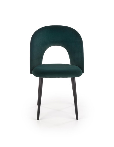 Krzesło CH/384 tkanina VELVET ciemno zielona