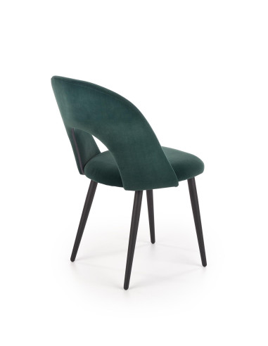 Krzesło CH/384 tkanina VELVET ciemno zielona