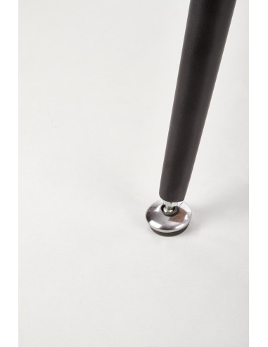 LARSON Stół 120/80/77 cm Dąb/Nogi Czarne - Blat MDF w Stylu Natural Edge