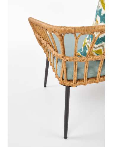 GARDENA Sofa Rattanowa 2S z Poduszkami - Przestrzeń dla Dwojga