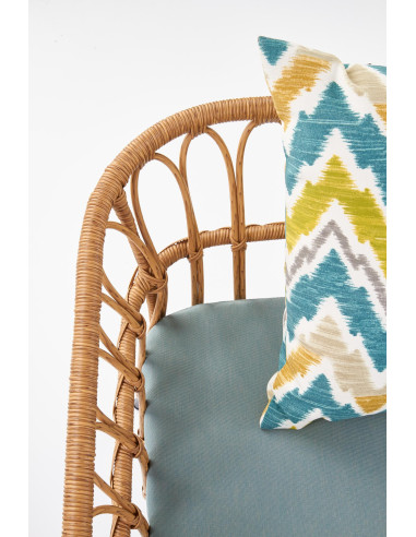 GARDENA Sofa Rattanowa 2S z Poduszkami - Przestrzeń dla Dwojga