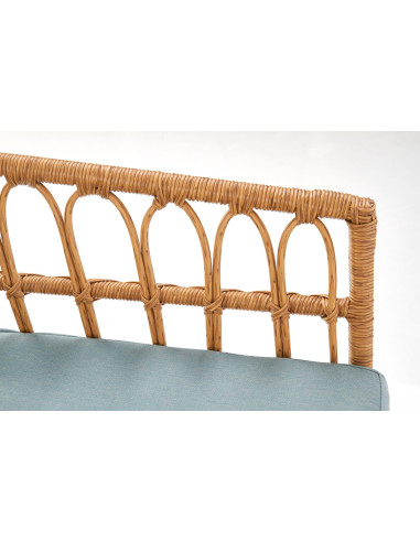 GARDENA Sofa Rattanowa 2S z Poduszkami - Przestrzeń dla Dwojga