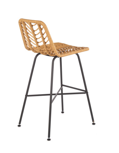 H97 Hoker Ogrodowy Rattan Kolor Naturalny - Naturalna Elegancja Outdoor