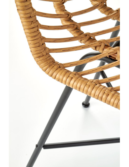 H97 Hoker Ogrodowy Rattan Kolor Naturalny - Naturalna Elegancja Outdoor