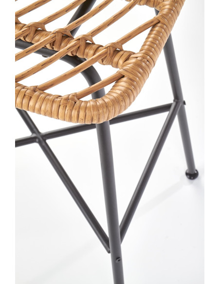 H97 Hoker Ogrodowy Rattan Kolor Naturalny - Naturalna Elegancja Outdoor