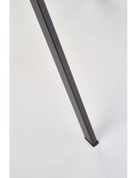 K360 Krzesło Musztardowe / Czarne - Przytulna Tapicerka w Romby