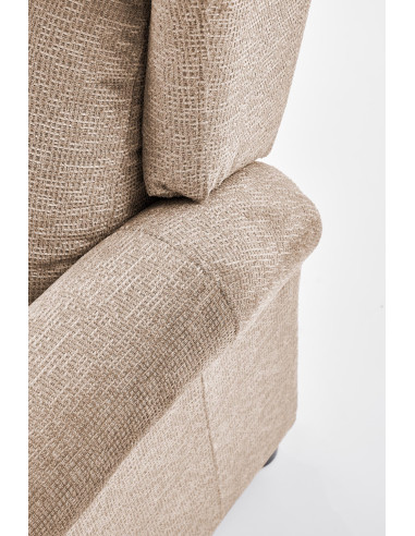 AGUSTIN Fotel Rozkładany USZAK Beżowy - Twoje Własne Chwile Relaksu