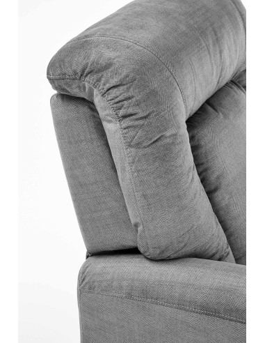 BARD Fotel Wypoczynkowy Rozkładany Popielaty - Zasługujesz na Relaks