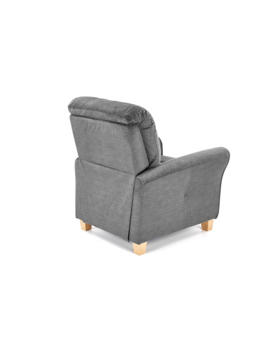 BARD Fotel Wypoczynkowy Rozkładany Popielaty - Zasługujesz na Relaks