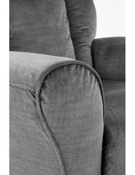 BARD Fotel Wypoczynkowy Rozkładany Popielaty - Zasługujesz na Relaks