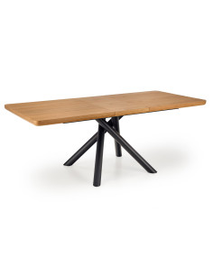 DERRICK Stół Rozkładany Dąb 160-200cm - Funkcjonalność i Stylowa Podstawa