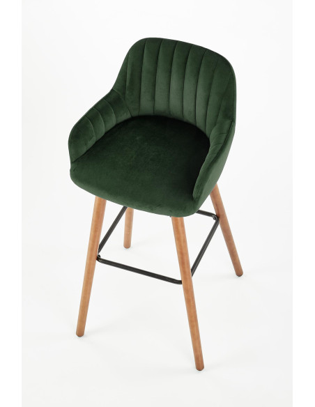 H93 Hoker Velvet 47x98cm Ciemnozielony/Orzech - Komfort i Elegancja