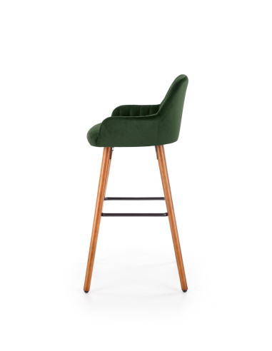 H93 Hoker Velvet 47x98cm Ciemnozielony/Orzech - Komfort i Elegancja