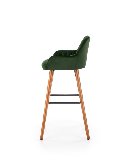 H93 Hoker Velvet 47x98cm Ciemnozielony/Orzech - Komfort i Elegancja