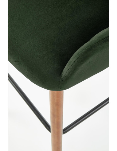 H93 Hoker Velvet 47x98cm Ciemnozielony/Orzech - Komfort i Elegancja