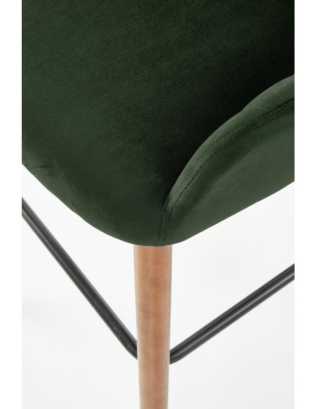 H93 Hoker Velvet 47x98cm Ciemnozielony/Orzech - Komfort i Elegancja