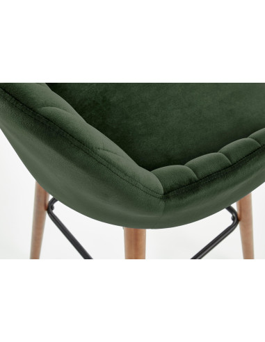 H93 Hoker Velvet 47x98cm Ciemnozielony/Orzech - Komfort i Elegancja