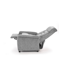 JORDAN Fotel Rozkładany Popielaty - Ukojenie po Ciężkim Dniu