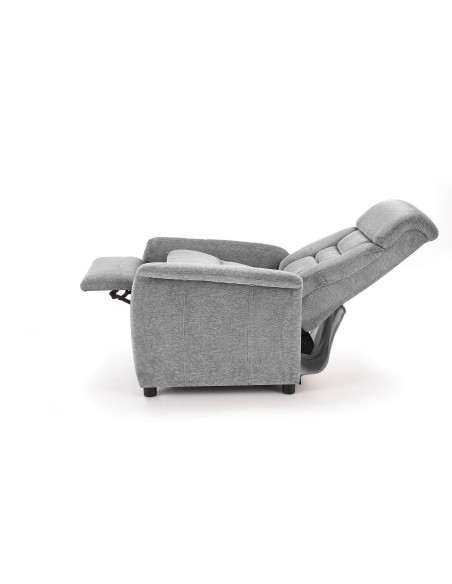 JORDAN Fotel Rozkładany Popielaty - Ukojenie po Ciężkim Dniu