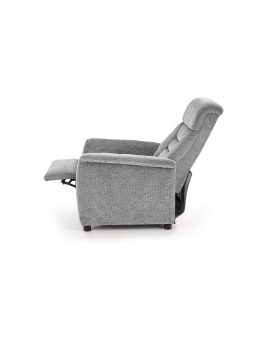 JORDAN Fotel Rozkładany Popielaty - Ukojenie po Ciężkim Dniu