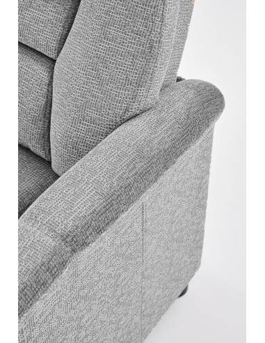 JORDAN Fotel Rozkładany Popielaty - Ukojenie po Ciężkim Dniu