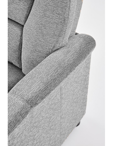 JORDAN Fotel Rozkładany Popielaty - Ukojenie po Ciężkim Dniu