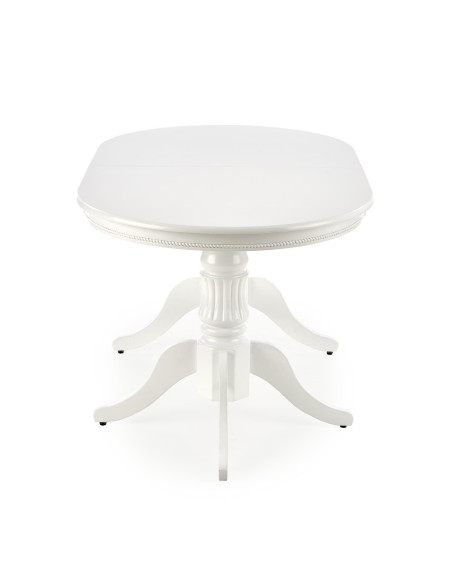 JOSEPH Stół Rozkładany Biały 150-190cm - Klasyczny ze Zdobionymi Nogami