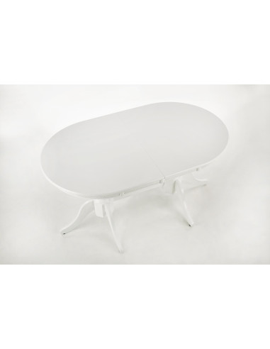 JOSEPH Stół Rozkładany Biały 150-190cm - Klasyczny ze Zdobionymi Nogami