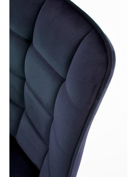 K332 Krzesło Pikowane Velvet Granatowe - Wysublimowany Design i Komfort