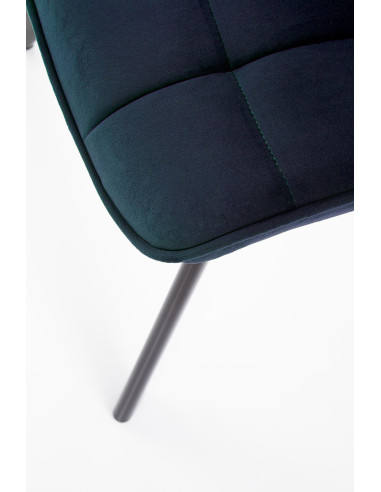 K332 Krzesło Pikowane Velvet Granatowe - Wysublimowany Design i Komfort