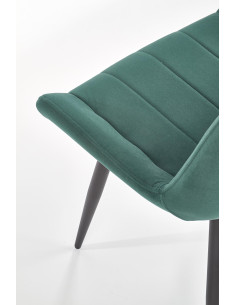 Krzesło pikowane CH/388 ciemny zielony 2