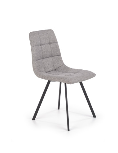 Krzesło pikowane CH/402 popiel