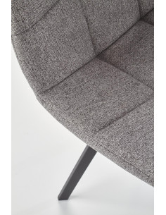 Krzesło pikowane CH/402 popiel 2