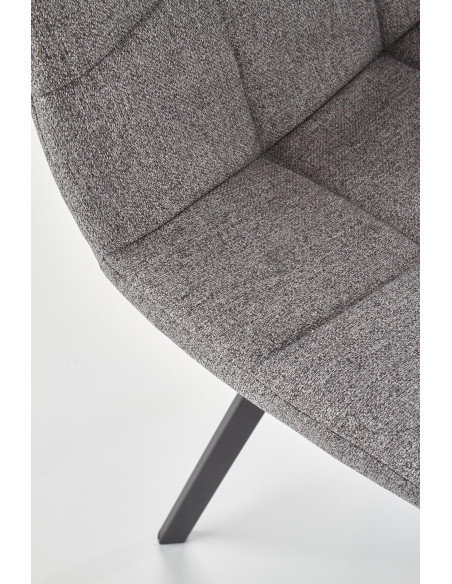 Krzesło pikowane CH/402 popiel