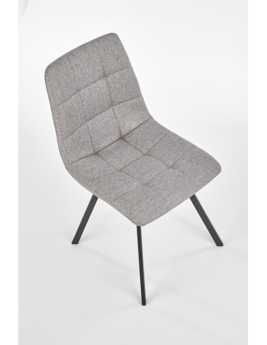 Krzesło pikowane CH/402 popiel