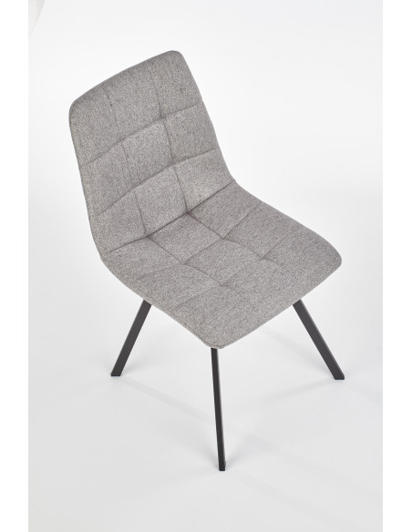 Krzesło pikowane CH/402 popiel