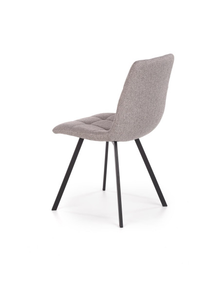 Krzesło pikowane CH/402 popiel