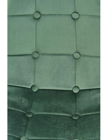 Krzesło pikowane CH/417 ciemny zielony VELVET