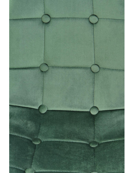 Krzesło pikowane CH/417 ciemny zielony VELVET