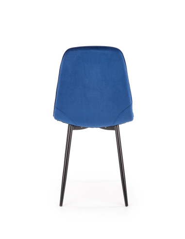 K417 Krzesło Pikowane Granatowy Velvet - Elegancja i Wygoda