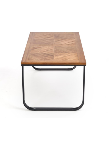 MAZZOLA ława orzechowy / czarny 